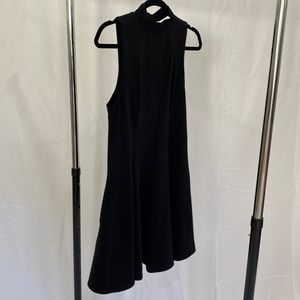 Black FreePeople mock turtleneck dress with pockets